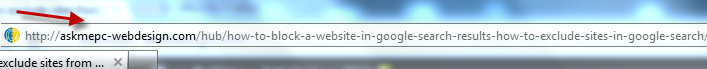 http://askmepc-webdesign.com/hub/how-to-block-a-website-in-google-search-results-how-to-exclude-sites-in-google-search/
